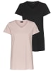 Laura Scott Longshirt in rose-schwarz