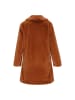 taddy Women Coat in Dark Cognac