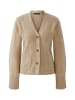 Oui Strickjacke in beigemel