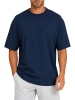 Reichstadt Herren Regular Fit T-Shirt Shoulder Drop in Dark Blue