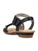 rieker Komfort Sandalen in Schwarz