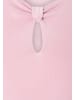 More & More softes Halbarmshirt, Knot-Detail in milky rose