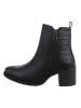 Ital-Design Stiefelette in Schwarz