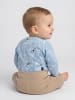TupTam Baby Jungen Langarm Wickelshirt 5er Set in beige/blau