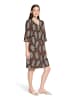CARTOON Sommerkleid mit Muster in Weiß/Braun