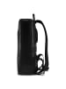 Jost Lund Daypack Leder 42 cm Laptopfach in schwarz