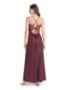 Vera Mont Abendkleid im Glitzer-Look in Dark Red/Black