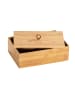 Wenko Bambus Box Mod. Terra L mit Deckel 2er Set, Bambus Box Terra L mit Deckel 2er Set in Braun