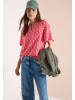 Cecil Kurzarm Bluse mit Muschelprint in Rot