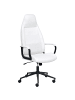 Beliani Bürostuhl REBEL in Weiß/Schwarz - (W) 67 x (H) 120 x (L) 67 cm
