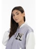 myMo Damen Collegejacke in Helllavendel