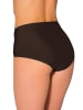 Aquarti Aquarti Damen Bikinihose Bikini-Slip mit Hohem Bund in braun