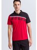 erima 5-C Poloshirt in rot/schwarz/weiss