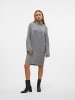 Vero Moda Strickkleid in Medium Grey Melange