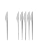 Villeroy & Boch 6er Set Tafelmesser NewMoon 231 mm silber in silber