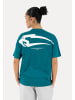 SMILODOX Unisex Oversize T-Shirt Tane in Petrol
