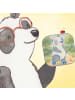 Mr. & Mrs. Panda Untersetzer Panda Inliner fahren Design ohne Sp... in Weiß