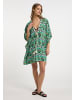 IZIA Damen Kimono in Grün Mehrfarbig