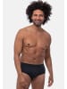 Ammann Slip / Unterhose Jeans Feinripp in Anthrazit