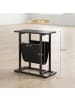 HOMCOM Beistelltisch-49L x 19B x 55H cm-Schwarz