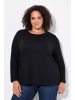 Ulla Popken Shirt in schwarz