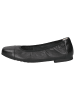 Caprice Ballerina in BLACK NAPPA