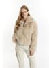 DreiMaster Vintage Damen Jacke Aus Webpelz in Cremebeige
