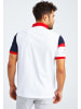 Leif Nelson Herren T-Shirt Polo Herren T-Shirt Polo LN-55605 in weiß
