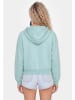 IZIA Women Hoodie in Aqua