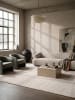 KADIMA DESIGN Kurzflorteppich Uni Antirutsch pflegeleicht Wohnzimmer Schlafzimmer in Beige