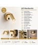 Licht-Erlebnisse Spot Strahler EEK F (B)8 x (H)11 cm in Gold