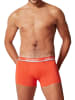 Skiny Boxershort 3er Pack in Petrol/Grau/Orange