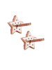 Elli Ohrringe 925 Sterling Silber Sterne, Stern in Rosegold