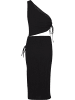Urban Classics Urban Classics Ladies Cut Out Jersey Dress in black