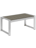 Beliani Couchtisch SALERNO in Grau - (W) 50 x (H) 42 x (L) 90 cm