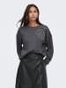 JDY Sweatshirt in Dark Grey Melange