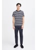 CASUAL FRIDAY T-Shirt CFThor structured striped tee in Weiß