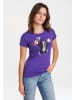 Logoshirt Print T-Shirt Der kleine Maulwurf in violett
