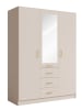 Feldmann-Wohnen Kleiderschrank Konso sandbeige 150,5 / 58 / 200,5cm