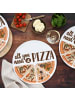 CreaTable 6 er-Set 21568 Pizzateller Set ALL YOU NEED Pizzateller Set in Weiß