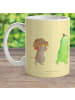 Mr. & Mrs. Panda Tasse Schildkröte Maus ohne Spruch in Gelb Pastell