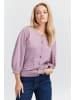 PULZ Jeans Strickjacke PZSARA Puff Cardigan 50206824 in lila