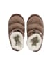 nuvola Hausschuhe "Boot Home Velvet" in Taupe