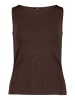 Zero  Basic Shirt mit U-Boot-Ausschnitt in Chocolate Plum