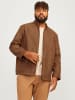 JACK & JONES PLUS Kunstlederjacke in Cognac