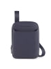 Piquadro Black Square Umhängetasche Leder 17 cm in blue4