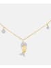 Diamant L'éternel Halskette aus 375 Gelbgold mit Diamant
