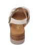 Gabor Comfort Keilsandaletten in creme (uni+gold)
