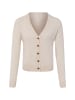 Marie Lund Strickjacke in beige - 0001