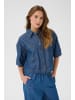 Kaffe Langarm - Hemd KAluise Regular fit in Dark Blue Chambray